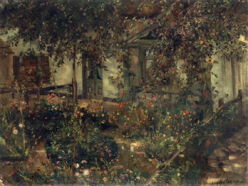 Lovis Corinth Blooming Rustic Garden